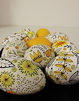Dekorácie - Husacie vajíčka / lúčne kvety /farba na želanie - 13265620_