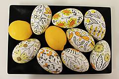Dekorácie - Husacie vajíčka / lúčne kvety /farba na želanie - 13265624_