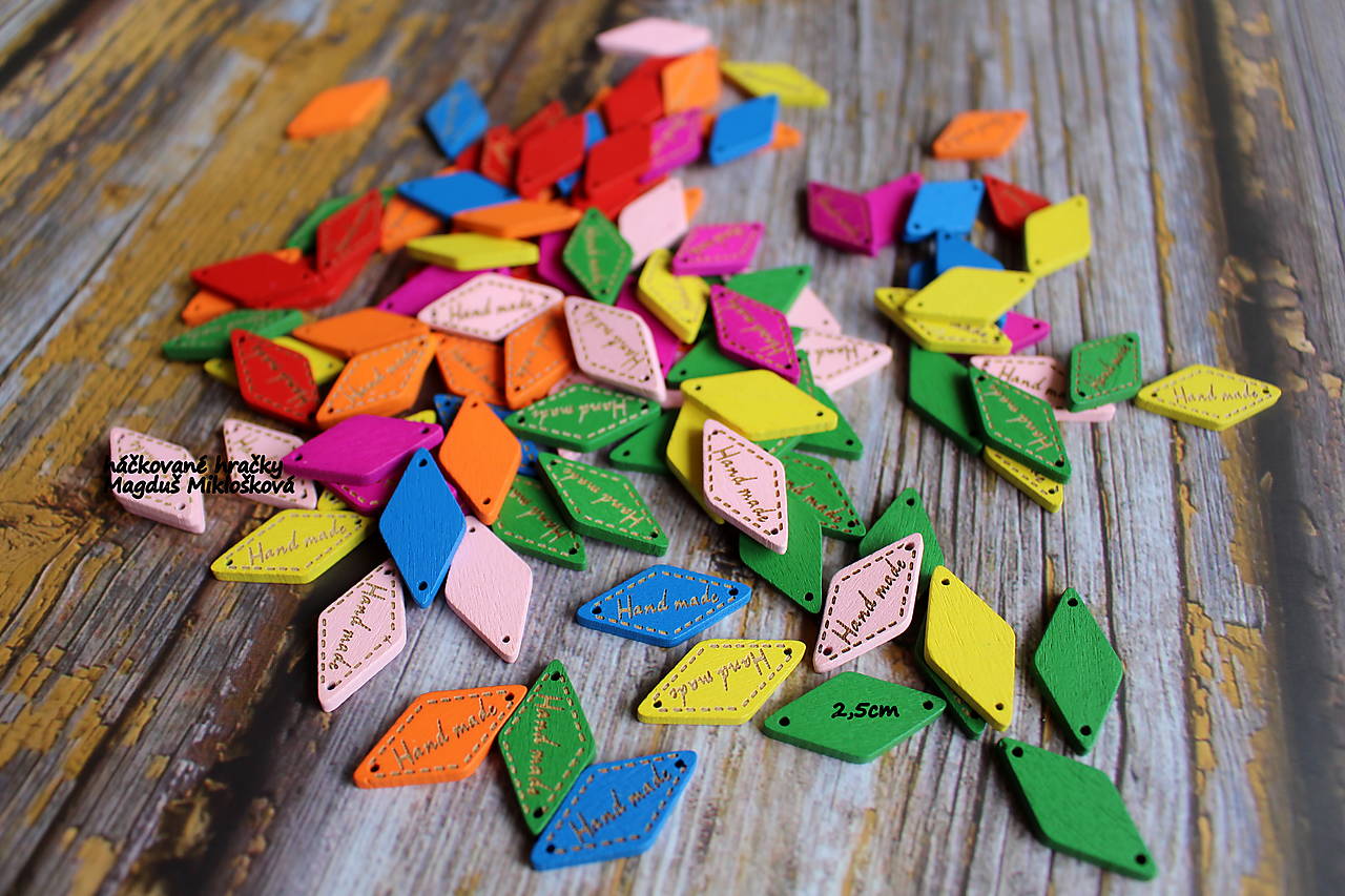 Drevená nášivka 2,5cm