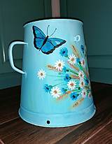 Nádoby - Geletka "Blue butterfly" - 13271628_