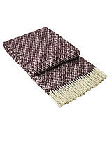 Úžitkový textil - Luxusný pléd z ovčej vlny červený - 13278311_