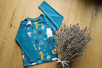 Detské oblečenie - Chlapčenské tričko „Veselý les“ - 13279075_