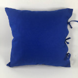 Úžitkový textil - Modré bavlnené obliečky na vankúš - 13285267_