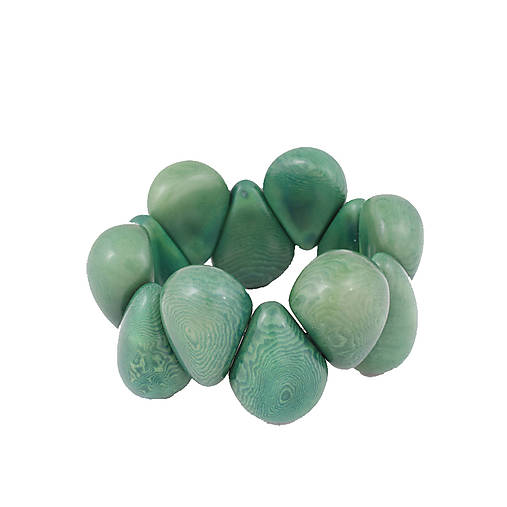 Náramky - Náramok Tagua Zelený - 13285811_