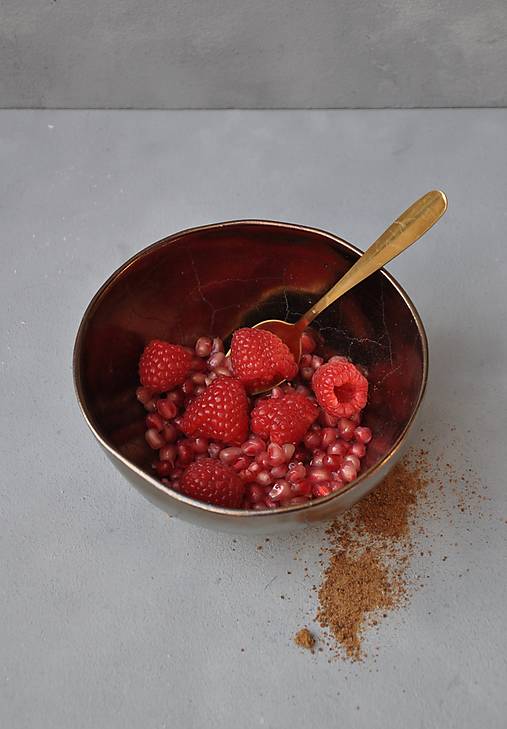 miska müsli, bowl kovová