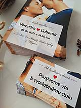 Papiernictvo - Svadobné oznámenie s fotografiou - 13287606_