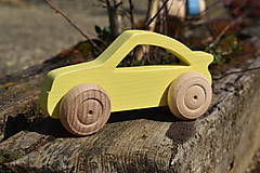 Hračky - Drevené autíčko - 13289799_