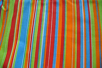 Detský textil - Oranžové pruhy - 13295348_