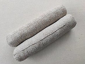 Úžitkový textil - Pohodlný relaxačný vankúš VALČEK 100% bavlna béžová - 13298018_