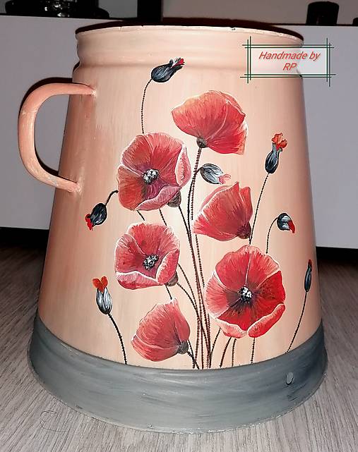 Nádoby - Geletka "Poppies" - 13298720_
