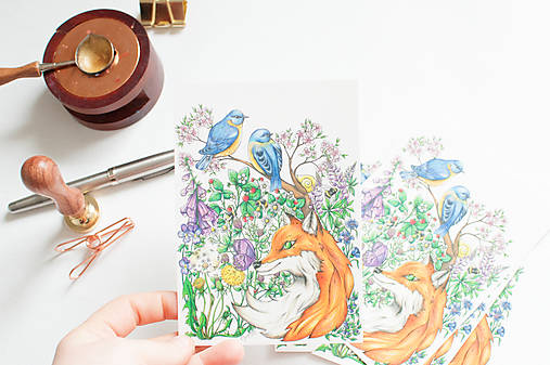 Papier - Pohľadnica "Príroda" - 13298975_