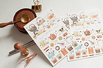 Papier - Pohľadnica "Tea Time" - 13298902_