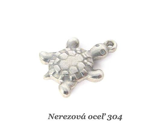 Komponenty - Korytnačka /M8152/ - nerezová oceľ 304 - 13299675_