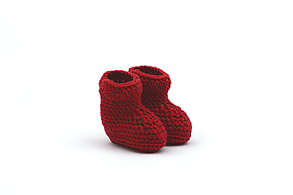 Detské topánky - VÝPREDAJ! Červené papučky MERINO - 13301178_