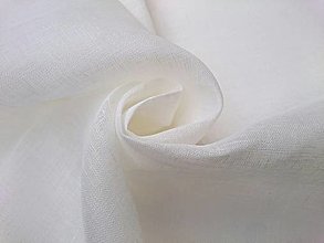 Textil - 100% ľan biely - 13303242_