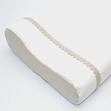 Úžitkový textil - biela ľanová - obliečka na anatomický vankúš - 13302466_