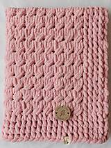 Úžitkový textil - Deka z vlny alize puffy (Objednávka, cca (70 x 90) cm - farba púdrová ružová) - 13302363_