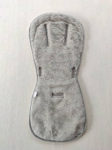 Detský textil - Podložka do kočíka PEG PEREGO 100% Merino TOP SUPER WASH Grey ELEGANT Bodka šedá - 13305436_