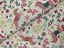 Textil - Bavlnene latky Francúzsko ❤️❤️❤️KONÍKY - 13306576_