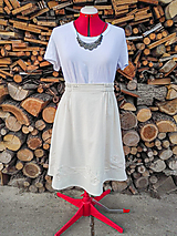 Sukne - Bavlnená sukňa - 3D ruže - 13305387_