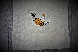 Úžitkový textil - Malý uteráčik včielka - 13305696_