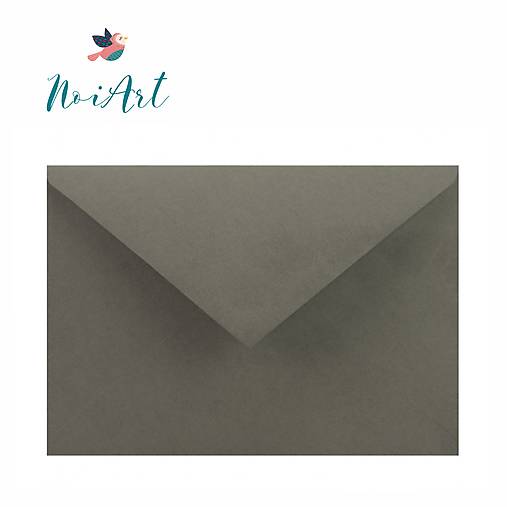 Papier - Obálka antracitová C6 - 13307310_
