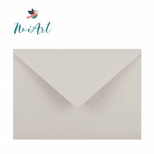 Papier - Obálka bledošedá C6 - 13309708_
