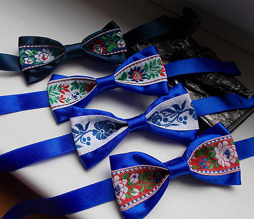 Detské doplnky - Folklórny motýlik / FOLK / - 13309060_