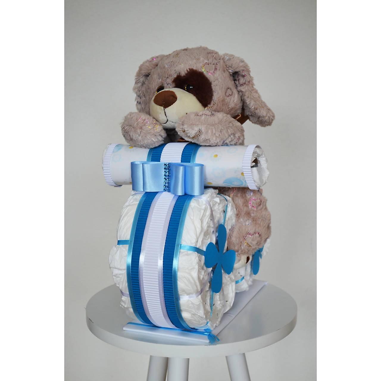 Plienková torta MOTORKA (Veľkosť plienok č.3 (4 - 9kg))