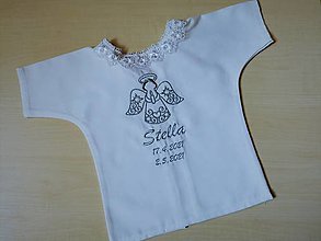 Detské oblečenie - Košieľky na krst / varianty  (Košielka - anjelik) - 13309021_