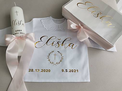 Detské oblečenie - Set ku krstu - 13307109_