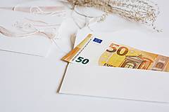 Papiernictvo - Obálka na peniaze - kvety na ružovej - 13310917_