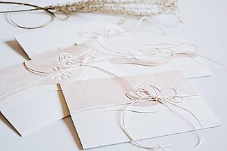 Papiernictvo - Svadobná obálka na peniaze - kvety na ružovej - 13310949_