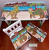 Nábytok - Dinosaury - set do detskej izby - 13311946_