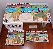 Nábytok - Dinosaury - set do detskej izby - 13311949_