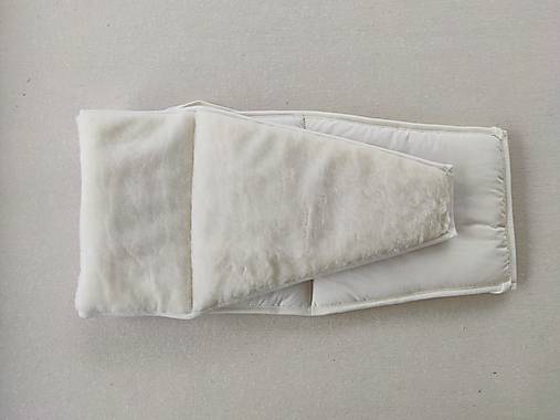 Textil - VLNIENKA prehoz  na mieru Merino Top + Bavlna NATURAL do relaxačného kresla / hojdacieho kresla / na fotelku / na lavic - 13316937_