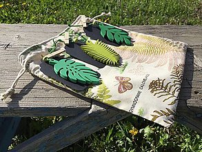 Úžitkový textil - vrecúško botanic.... - 13315302_