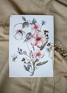 Obrazy - Lúčna vetvička - ArtPrint - 13315890_