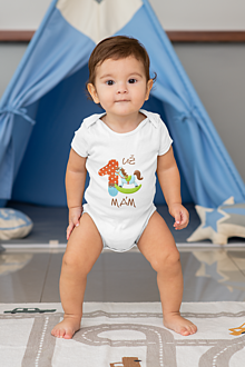 Detské oblečenie - Detské body na 1. rok - 13320686_