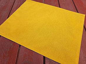 Úžitkový textil - Žlté prestieranie - 13321441_