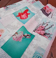 Úžitkový textil - Klasický obrus sakury s čipkou - 13321452_