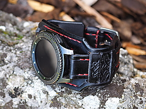 Náramky - Kožený remienok pre Samsung galaxy watch 42mm, 46mm - 13323867_