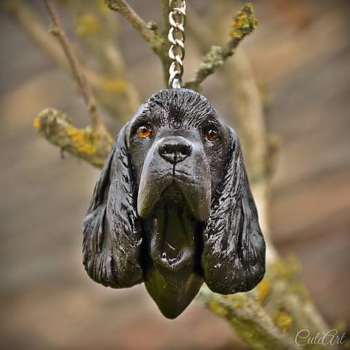 Americký kokeršpaniel - kľúčenka, prívesok podľa fotografie psa