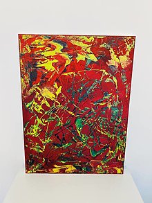 Obrazy - "Red wild nature" 60x80x2 - 13322355_