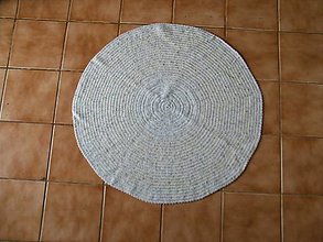 Úžitkový textil - Háčkovaný koberec - 13321825_