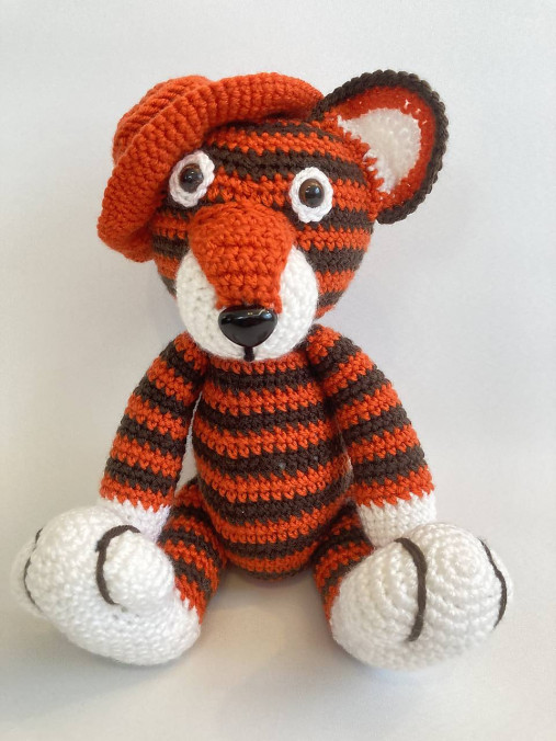 Hračky - Tiger-Tigrík / háčkovaná hračka/ - 13322667_