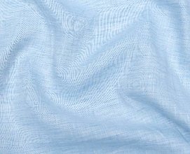 Textil - melírovaný jednofarebný 100 % predpraný a mäkčený ľan (svetlomodrá) - 13327595_