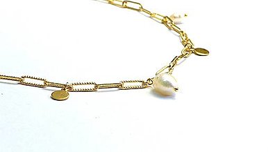 Náhrdelníky - Retiazkový náhrdelník dámsky BRYXI s príveskami - 13326149_