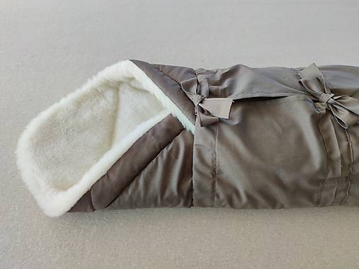 Detský textil - Vlnienka Klasická zavinovačka pre novorodenca 100% MERINO TOP SUPER WASH Elephan Grey - 13329989_