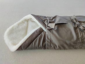Detský textil - Vlnienka Klasická zavinovačka pre novorodenca 100% MERINO TOP SUPER WASH Elephan Grey - 13329989_